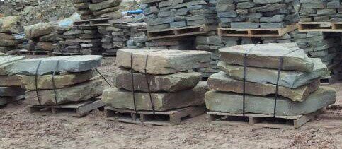 Colonial Bluestone Stone Steppers 5" - 8" Thick Image 4