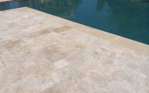 Ivory Travertine Flagstone Pavers Image 4