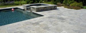 Silver Travertine Flagstone Pavers