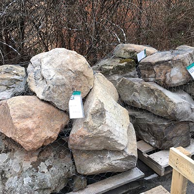 PA Fieldstone Landscape Boulders 6-10 per Pallet Swatch