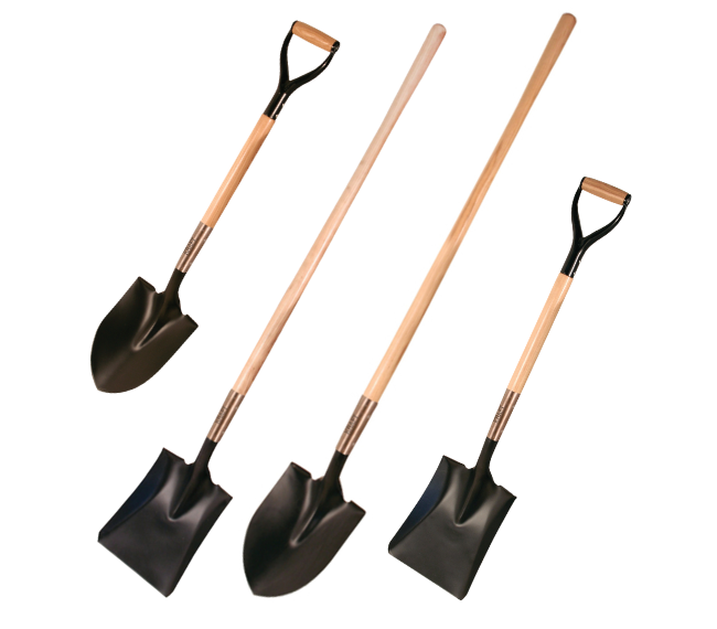 Tools: various shovels