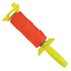 Fluorescent Orange Braided Nylon Mason’s Line – 500′ on EZ-Winder