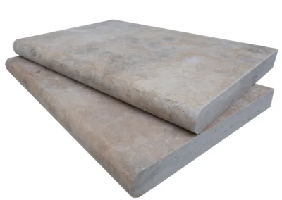 Philly Travertine tumbled bullnose coping