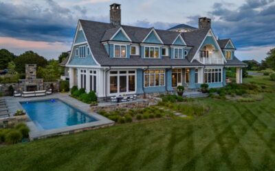 Natural Stone Veneer, Building Stone, and Bluestone at a Waterfront Estate Near Annapolis, MD
