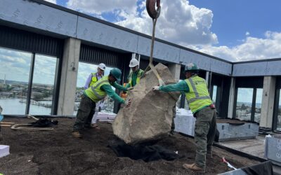 Landscape Boulders at T. Rowe Price’s New Global Headquarters in Baltimore, MD